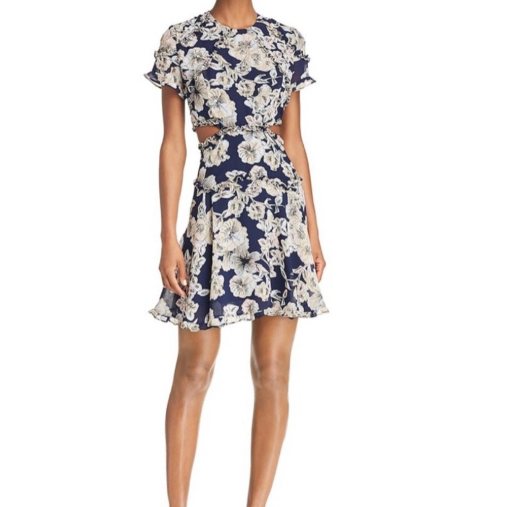 NWT | Bardot | Floral  | Short Sleeve | Mini Dress